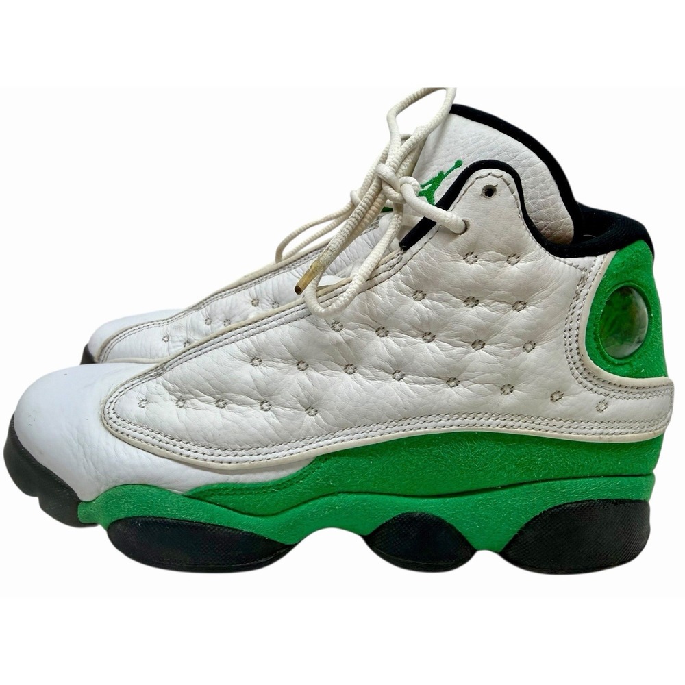 Air Jordan 13 Nike Retro GS 2020 Lucky Green DB6536-113 Youth Size 6Y - Picture 5 of 8